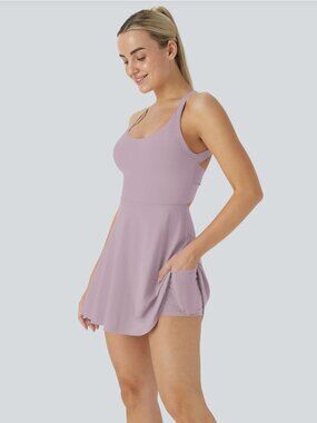 Backless Twisted Flare Dance Active Dress-Easy Peezy Edition - Size Medium